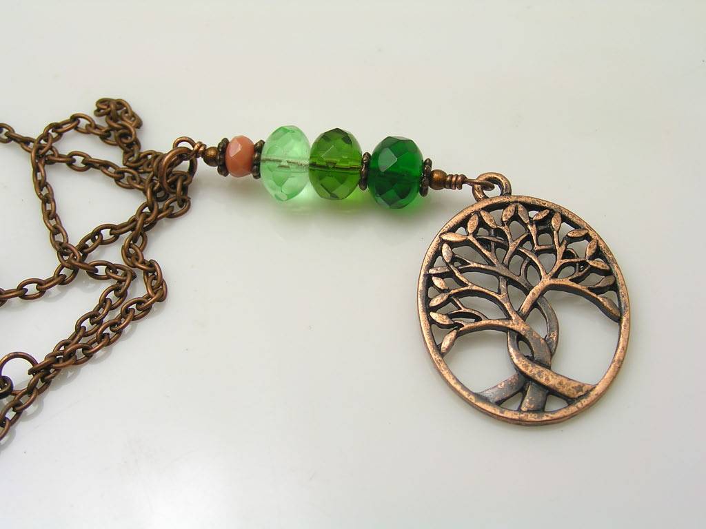 Celtic tree deals of life necklace